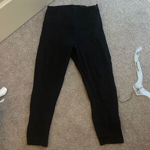 lululemon athletica Black Cropped  Leggings